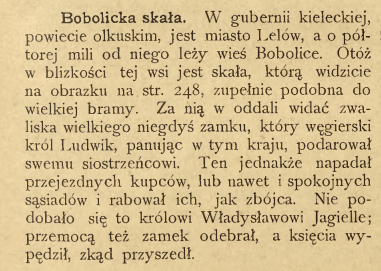 Bobolicka Skała, 1892 rok , tekst.png