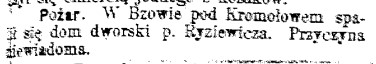 pożar w Bzowie, 1906 rok.jpg