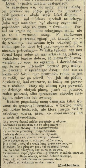 Faustyn Świderski, 1880 Echo, nr 63, Z Mzurowa w marcu, o byciu wójtem, cz.4.jpg