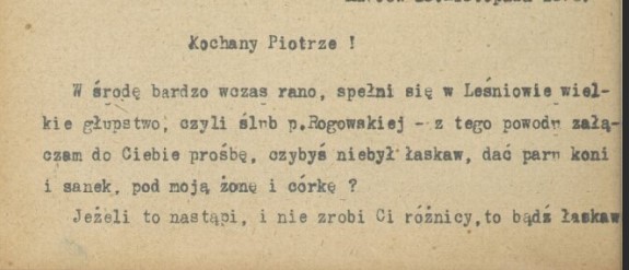 Faustyn Świderski na temat szwagierki Seweryny, list do Piotra Marcisiewicza 1876,  cz.1.jpg