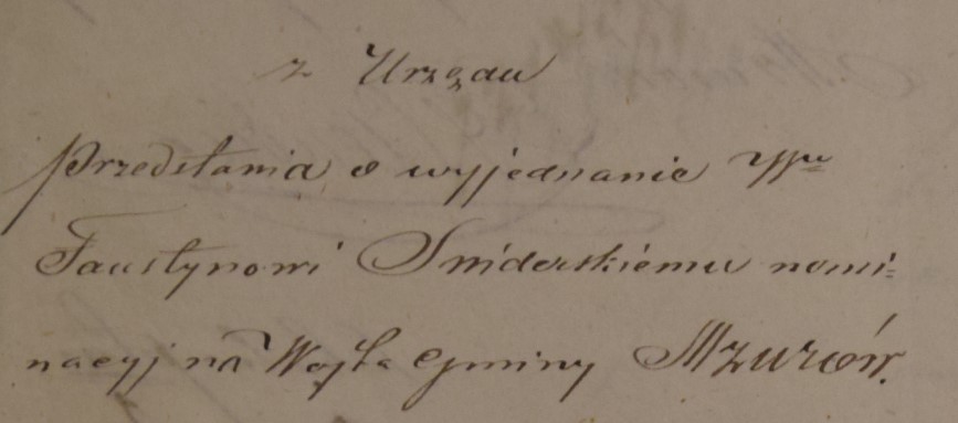 list o wyjednanie Faustynowi Świderskiemu nominacji na Wójta Gminy Mzurów, 1861, cz.1.jpg