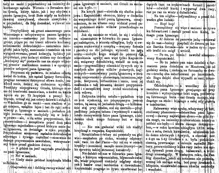 F. Świderski, gawęda Noc z 4-ego na 5-ty grudnia, Gaz.Kiel., nr 20, 1877, cz.2.jpg