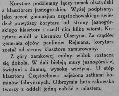 korytarz podziemny z olsztyńskiego zamku, Ziemia nr 15,16, 1929 r., cz.3.jpg