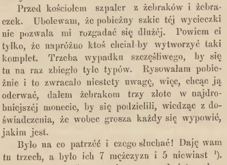 odpust w Sieciechowicach, Kłosy 1155, 1887 r., cz.2.jpg