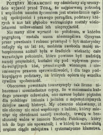 deklaracja wiernopoddańcza, Gazeta Warszawska 54, 7 marca 1864 r., cz.2.jpg