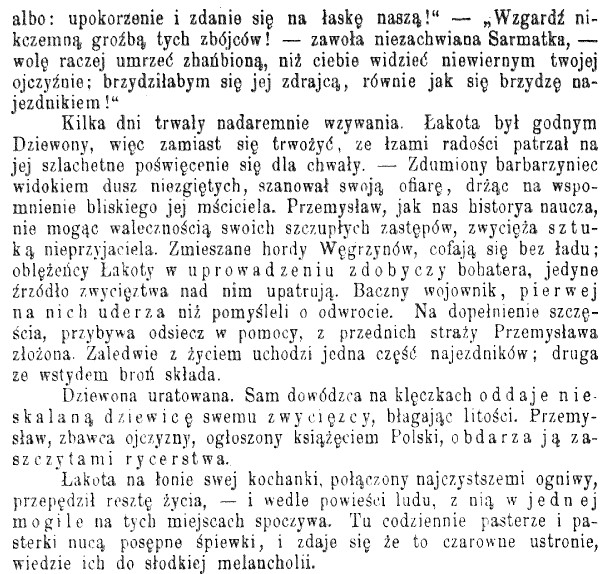 Podanie o Łakocie, Pszczółka Krakowska, 1820, t.3, 1820 r., cz.5.jpg