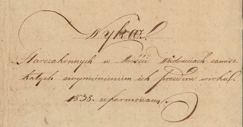 Wykaz starozakonnych w mieście Włodowicach zamieszkałych z wymienieniem ich procederu w roku 1838 uformowany, cz.5.jpg