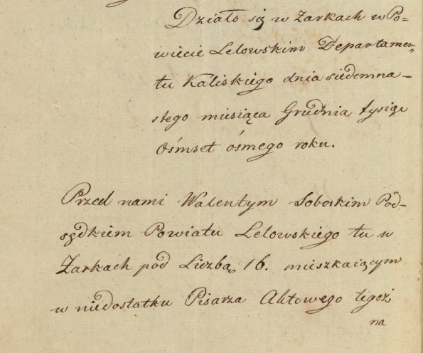 1808 r, Stanisław Męciński-Franciszek Stadnicki, Choroń, Zaborze, Przybynów, Poraj, cz.1.jpg