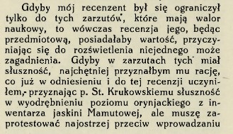 Kozłowski, Odpowiedź na recenzję p. St. Krukowskiego o mej pracy o polskim paleolicie, Przegląd Archeologiczny 2.2, z.2, cz.1.jpg