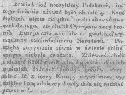 Uniwersał na pospolitą obronę. Gaz.Pozn. 102, 1806 r., cz.3.jpg