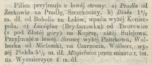 rzeka Biała, Pamiętnik kielecki na rok zwyczajny 1871.jpg