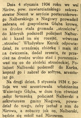 aresztowanie Walentego Głąba, 1934, Gaz.Rob., 27, 1935 r., cz.1.jpg
