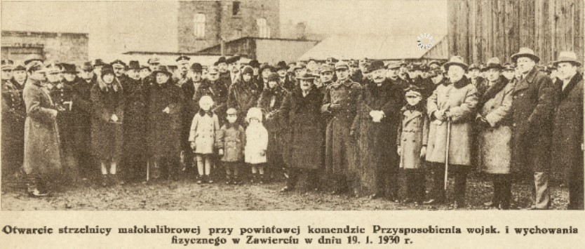 Otwarcie strzelnicy w Zawierciu, K.Z.TDI 6, 1930 r..jpg