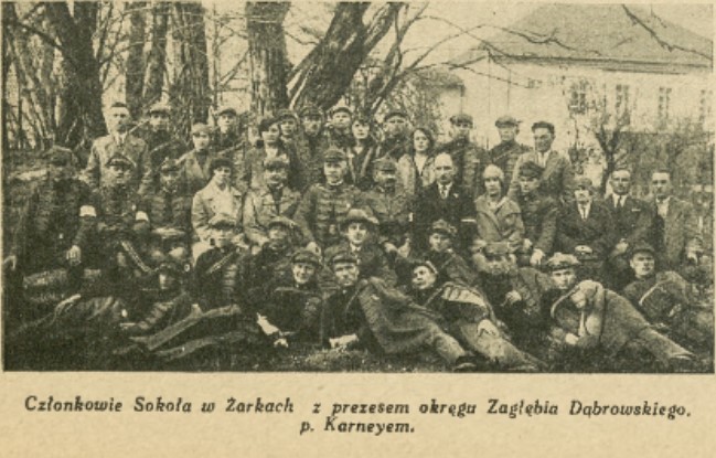 Członkowie Sokoła w Żarkach, K.Z.TDI 20, 1930 r..jpg