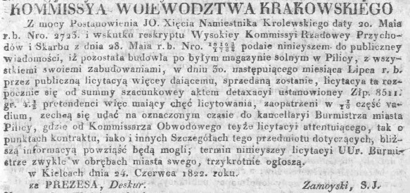 sprzedaż byłego magazynu solnego, Dz.U.W.K. 28, 1822 r..jpg