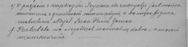 Kaplice i ołtarze, Opis kościoła kromołowskiego...1920 r., cz.4.jpg