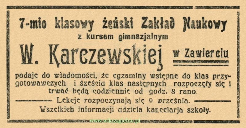 800px-Reklama_1914(2)_Zawiercie_Szkoła_Żeńska_W._Karczewska_01.jpeg