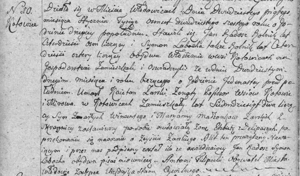 akt zgonu Kajetan Żarski, zm. 22.01.1826 r..jpg