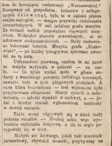 Jarmark w Żarkach, 1861 r. Straznica Polska 23, 1881 r., cz.2.jpg